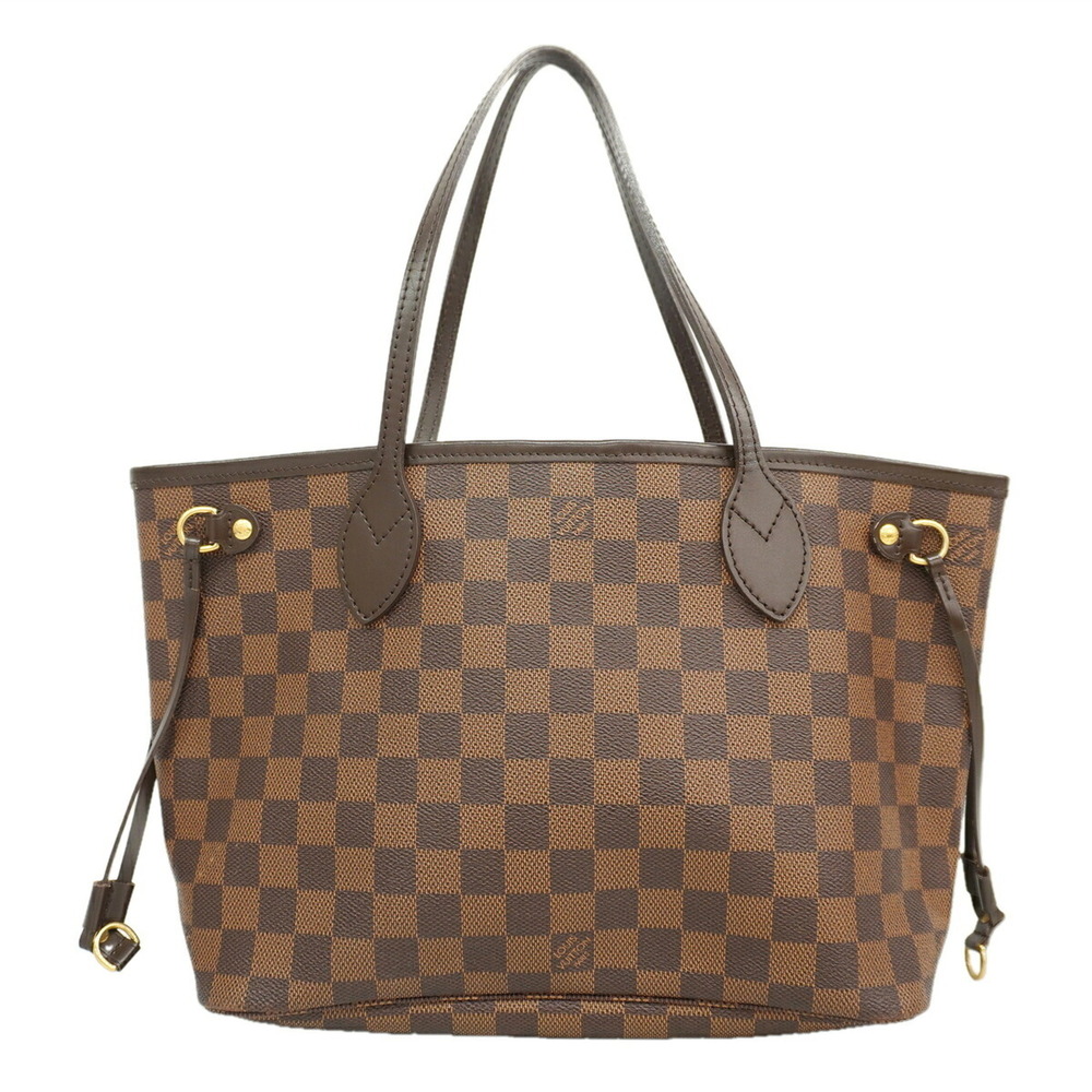 Louis Vuitton Damier Neverfull PM Tote Bag N51109 Ebene (Women's)